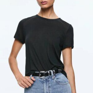 Alice + Olivia Air Crew Neck Tee Shirt XS
